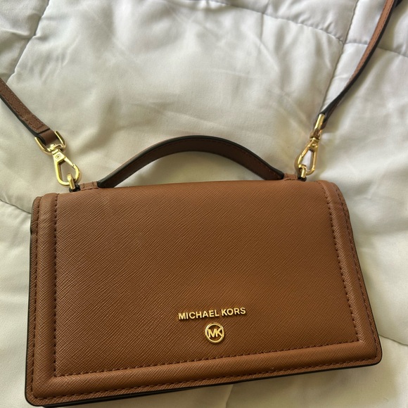 Michael Kors Tan Crossbody Bag - Picture 1 of 3